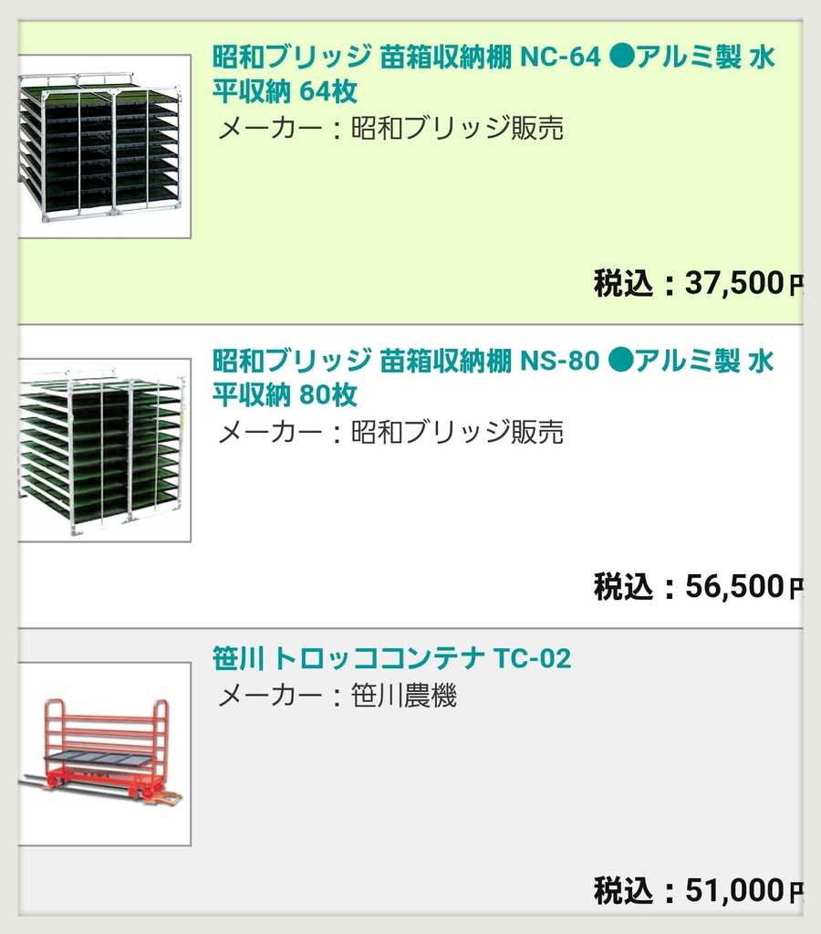 法人限定)昭和ブリッジ:育苗棚 (パレット付)AR-P AR-64P(メーカー直送品)(車両制限)(車上渡し) 棚 苗 4543820829117｜農業用 